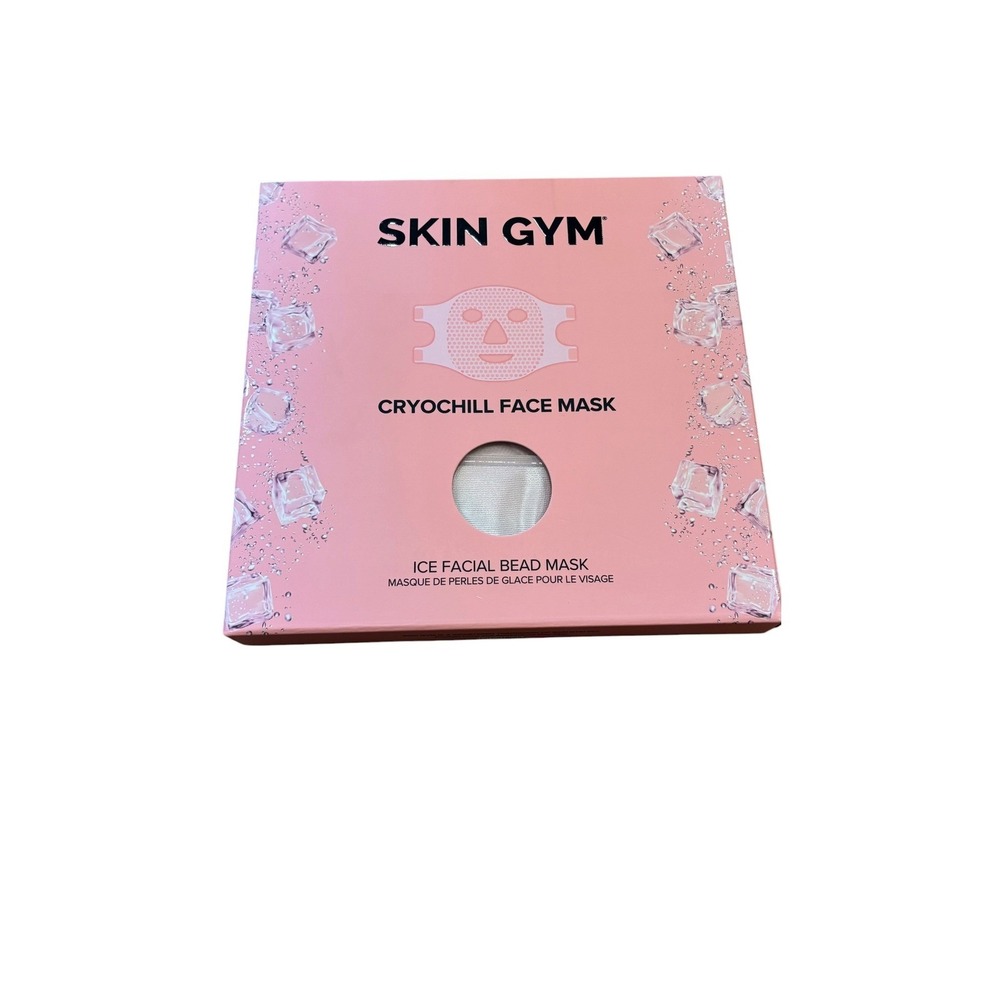 Skin Gym CryoChill Ice Beaded Face Mask Dual-Sided‎ Cooling Cryo Mask  Open Box